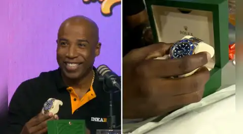 Jefferson Farfán sorprende en vivo a 'Cuto' Guadalupe al regalarle un Rolex valorado en más de US$20.000