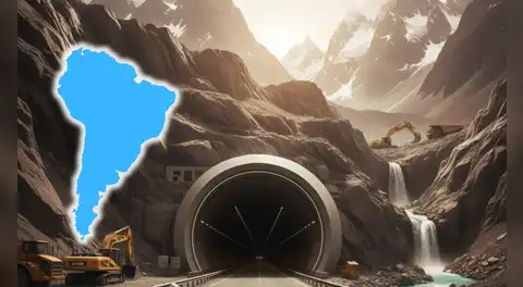 El megatúnel a 4.000 metros de altura que cruzará la Cordillera de los Andes en Sudamérica: tendrá una extensión de 14 kilómetros