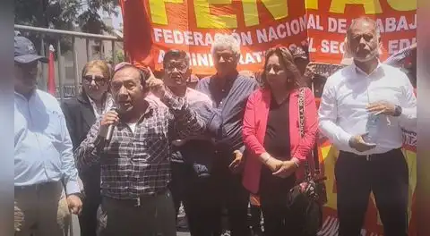 Bono de S/1.560 para trabajadores del Minedu sigue impago: administrativos protestan en huelga nacional indefinida