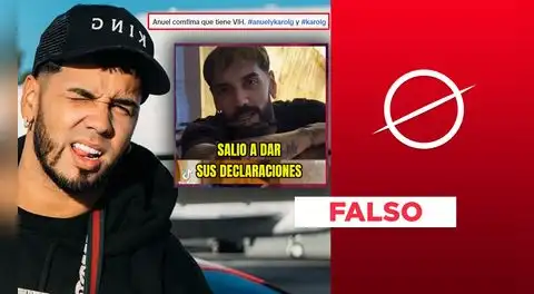 Este video no muestra a Anuel AA declarando que tiene VIH: es un montaje digital con IA