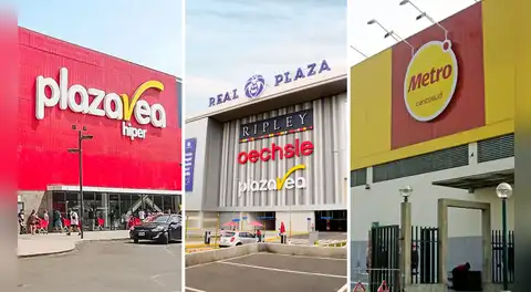 Horario de atención durante los feriados del lunes 8 y martes 9 de diciembre en supermercados y centros comerciales del Perú: Plaza Vea, Real Plaza, Metro y más