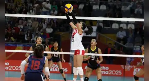 Venezuela se lleva la medalla de oro de vóley femenino en Juegos Bolivarianos tras imponerse a la selección peruana