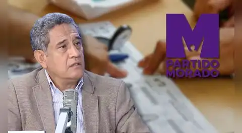 Mesías Guevara será el candidato del Partido Morado para las Elecciones 2026