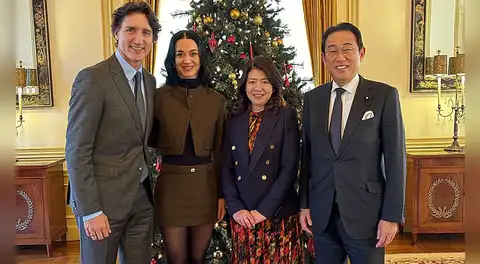 Cantante Katy Perry y exprimer ministro canadiense Justin Trudeau oficializan su relación en redes sociales