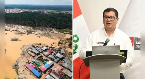 Minería ilegal en Perú: cerca de 270.000 hectáreas ya han sido afectadas, alerta el ministro del Ambiente