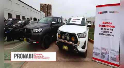 Pronabi anuncia subasta de más de 50 vehículos e inmuebles incautados en Lima, Cajamarca, Piura y otras regiones, ¿cómo participar?