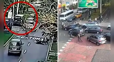 Colectivero arrolla a policía de tránsito y desata persecución en Jesús María: tenía más de medio millón de soles en papeletas