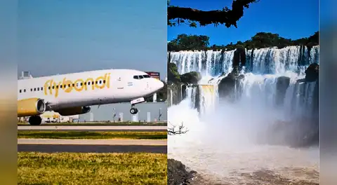 Flybondi, la aerolínea argentina de bajo costo, ya ofrece la primera ruta directa entre Lima y Puerto Iguazú