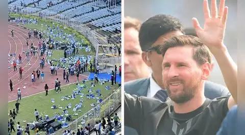 Gira de Lionel Messi en la India casi termina en tragedia: hinchas enfurecieron tras no verlo jugar y destrozaron estadio