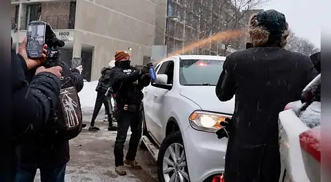 Agentes de ICE se burlan tras atropellar a manifestante durante protesta en Minnesota: hecho quedó registrado en video