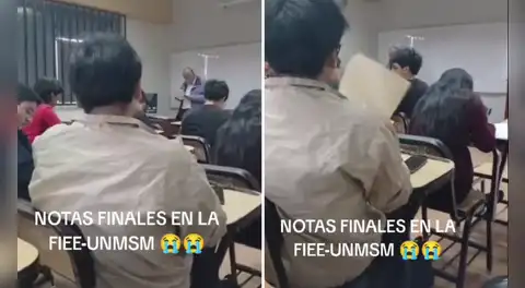 Profesor de la UNMSM revela notas finales de sus alumnos y redes se sorprenden al ver que todo el salón jaló: "Verano con fe"