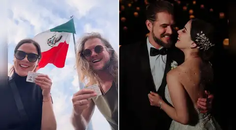Karina Jordan y su esposo Diego Seyfarth celebran haber obtenido la residencia mexicana: "Luego de 4 años de interminables papeleos"