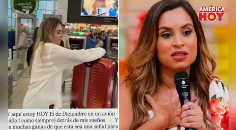 Ethel Pozo se va del país tras ausentarse de ‘América hoy’: "(Como siempre) detrás de mis sueños"