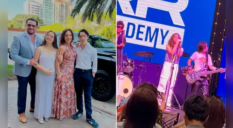 Hija de Ismael La Rosa y Virna Flores debuta como cantante y los sorprende al dedicarles canción que bailaron en su matrimonio