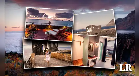 El hotel más pequeño del mundo tiene 5 habitaciones y está construido sobre una lengua de roca volcánica