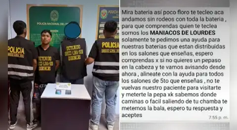 Con mensajes y videos de armas, adolescentes extorsionan a sus profesores buscando aprobar el año escolar en VMT