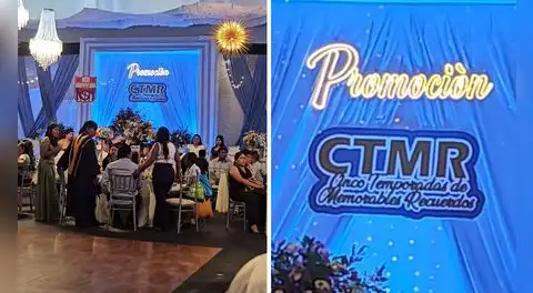 Promoción escolar se vuelve viral por su nombre 'CTMR': “Cinco temporadas de memorables recuerdos”