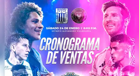 Precios Alianza Lima vs Inter Miami: ¿cuánto cuestan las entradas para ver a Lionel Messi en la Noche Blanquiazul 2026?