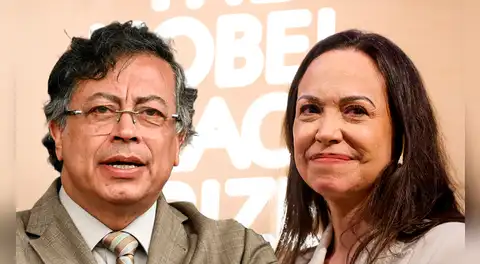 Gustavo Petro invitó a María Corina Machado a Colombia para hablar de la "paz en el Caribe" tras calificar a Maduro como "dictador"