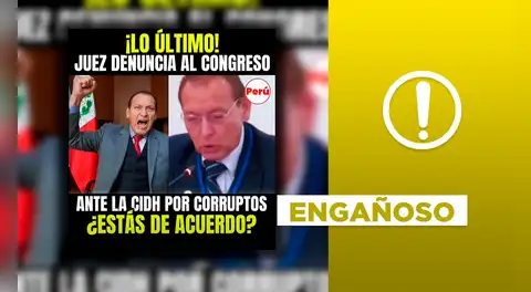 Video del juez supremo que denuncia atropellos del Congreso y el Gobierno ante la CIDH no es actual: corresponde a 2024