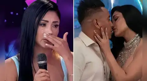 Pamela Franco se quiebra al declararle su amor a Christian Cueva en vivo: "Siempre he sentido algo muy fuerte por él"