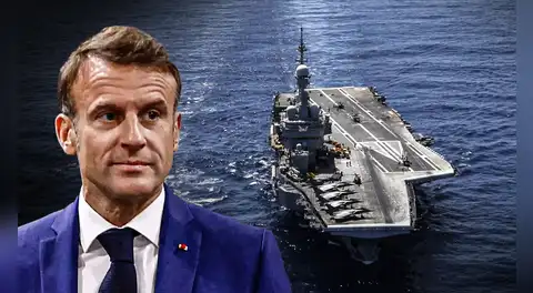 Francia anuncia la construcción de un nuevo portaaviones de última generación, según Macron: funcionará en 2038