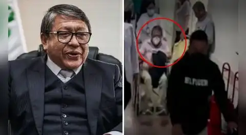 La fuga de Ciro Castillo tras orden de detención preliminar: en silla de ruedas y con mascarilla | VIDEO