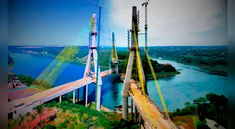 El nuevo puente de 760 metros que une 2 países comerciales de América Latina mejorará el tránsito fronterizo: costó US$343 millones