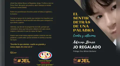 Jóven Piurano presentará su libro en el XVII congreso literario en el país de Guatemala