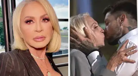Laura Bozzo causa revuelo tras ser sorprendida con un beso en la boca de joven modelo argentino