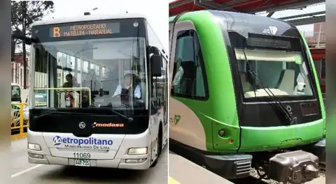 Horarios especiales por Navidad: así operarán el Metropolitano, Corredores y Metro de Lima este 24 y 25 de diciembre