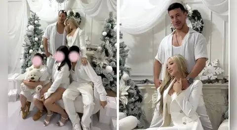 Romina Gachoy y Jean Paul Santa María se reconcilian tras crisis y posan con sus hijos: “La familia es lo primero”