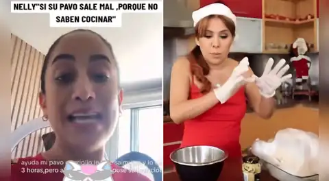Nelly Rossinelli enfurece contra usuarios que la compararon con Magaly por receta de pavo navideño: "Que no sepan cocinar, no es mi culpa"
