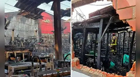 Hasta seis incendios se registraron en plena Nochebuena en SJL: vecinos piden reubicar fábricas de plástico clandestinas