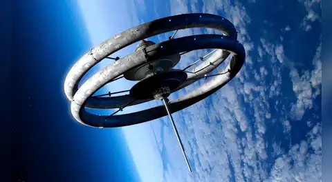 Parece de ciencia ficción: Rusia patenta una estación espacial giratoria capaz de generar su propia gravedad artificial