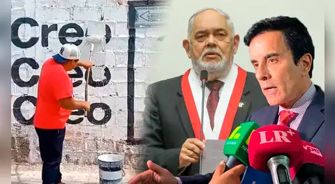 Ciudadanos de Tacna borran pintas de Si Creo tras anuncio de candidatura de Jorge Montoya: “No más a los terruqueadores”