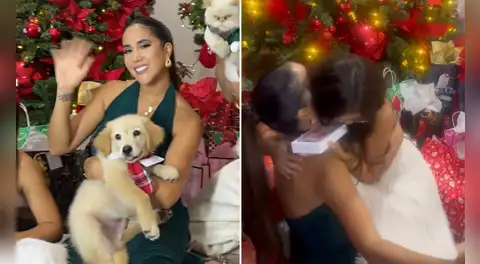 Melissa Paredes sorprende a su hija con especial regalo en celebración navideña: ‘Moría por el rosa’