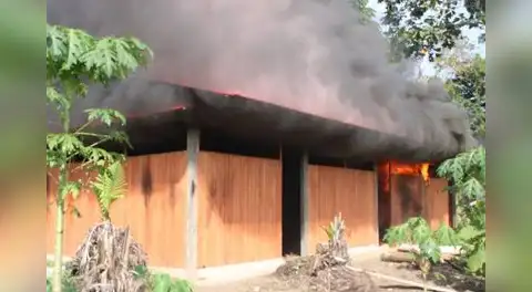 Amazonas: Mafia de minería ilegal ataca e incendia puesto de control socioambiental