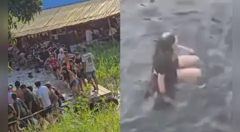 Loreto: balsa con 2.000 turistas colapsó durante paseo navideño