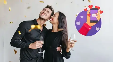 Frases románticas de Año Nuevo 2026: 25 mensajes cortos para saludar tu novio o novia