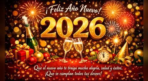 Tarjetas de Año Nuevo 2026 gratis: así puedes crear las más bonitas con mensajes personalizados usando inteligencia artificial