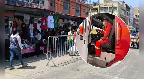 Chiclayo: bomberos tardan más de 15 minutos en salir de su estación por ambulantes en la zona