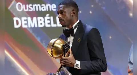 Ousmane Dembélé se lleva el premio al ‘Mejor jugador del mundo’ en los “Globe Soccer Awards 2025”