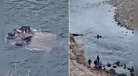 Familia cae al río Mantaro cuando viajaba de Lima a Huancayo por Año Nuevo: la madre es la única sobreviviente