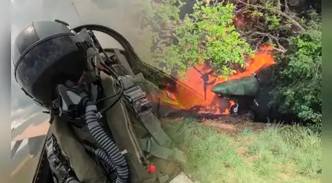 Fuerza Armada de Venezuela destruye avión que operaba de manera oculta en frontera con Colombia