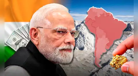 India y su deseo de invertir en este país de América Latina en proyectos de exploración de metales como cobre, oro y litio