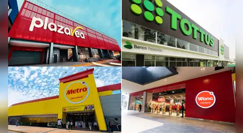 Estos son los horarios especiales del 31 de diciembre y 1 enero en Metro, Wong, Tottus, Plaza Vea y más supermercados del Perú
