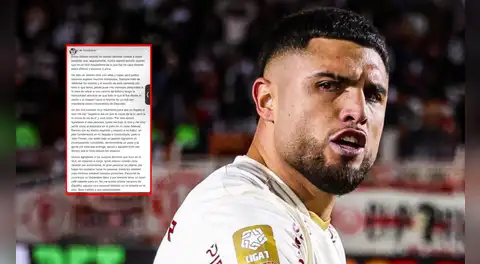 Rodrigo Ureña se despide de Universitario con duro mensaje: "Me quedo con lo que es la 'U' real"