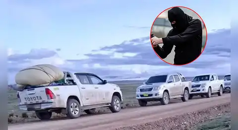 Puno: secuestran a rondero y conductores tras violento asalto en vía a zona minera