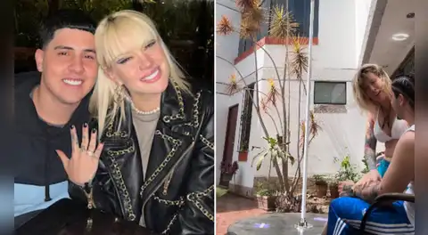 Leslie Shaw comparte el especial detalle de bienvenida que preparó a su novio 'El Prefe': "Para mi amor"